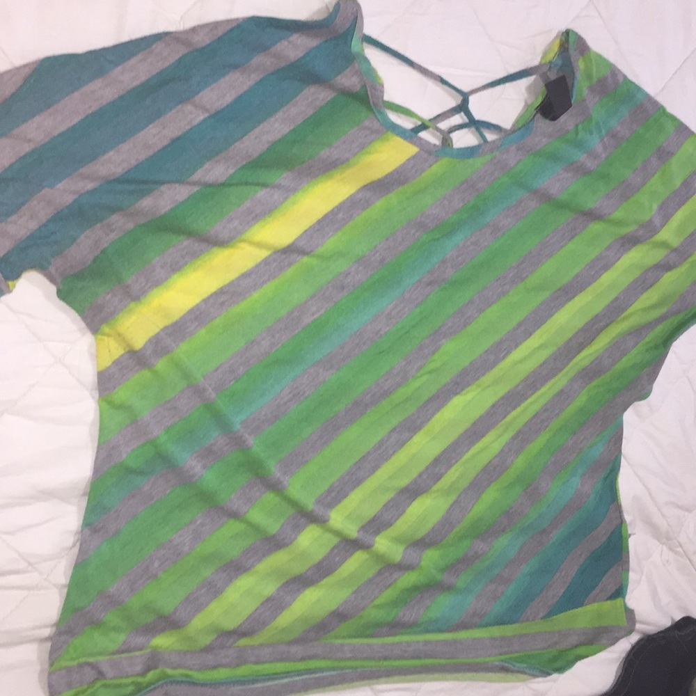Multicolored striped shirt